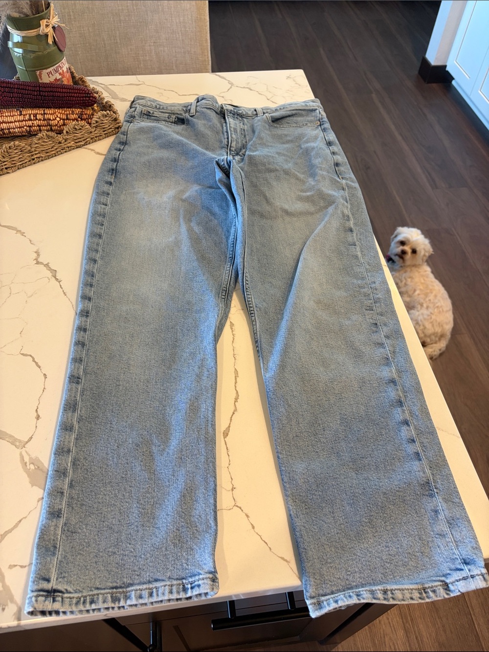 Banana Republic Light Blue Straight Leg Jeans
